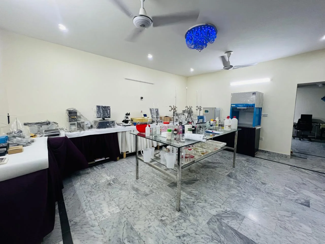 FIPS QC Training Lab – laboratory overview